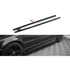 Maxton Design difuzory pod boční prahy ver.2 pro BMW řada 3 E46, černý lesklý plast ABS, Coupe M-Pack Maxton Design difuzory pod boční prahy ver.2 pro BMW řada 3 E46, černý lesklý plast ABS, Coupe M-Pack