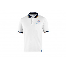 Sparco polo triko Gulf s náprsní kapsičkou, barva: bílá, velikost: XS