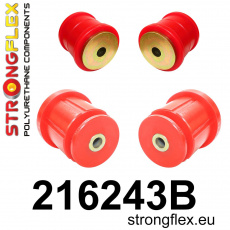 216243B: Strongflex Sada silentbloků zadního nosníku 216243B: Strongflex Sada silentbloků zadního nosníku