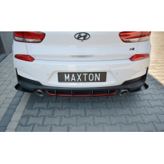 Maxton Design difuzor zadního nárazníku pro Hyundai i30 N Mk3, plast ABS bez povrchové úpravy