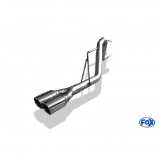 Fox Sportauspuff koncový díl s koncovkou 2x78x75 Typ 70 pro Dodge Nitro s motorem 2.8 D, 3.7, 4.0