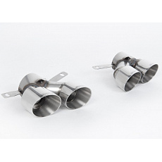 Milltek Sport koncovky pro Mercedes třída A A35 AMG 2.0 Turbo (W177 Hatch s OPF/GPF) 2019-2024, leštěné koncovky