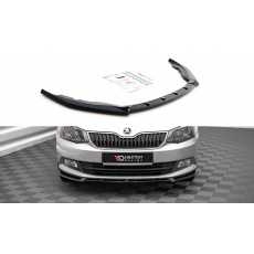 Maxton Design spoiler pod přední nárazník ver.1 pro Škoda Fabia Mk3, černý lesklý plast ABS Maxton Design spoiler pod přední nárazník ver.1 pro Škoda Fabia Mk3, černý lesklý plast ABS