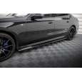 Maxton Design difuzory pod boční prahy pro BMW řada 7 G70 M760e, G70 M-Pack, černý lesklý plast ABS