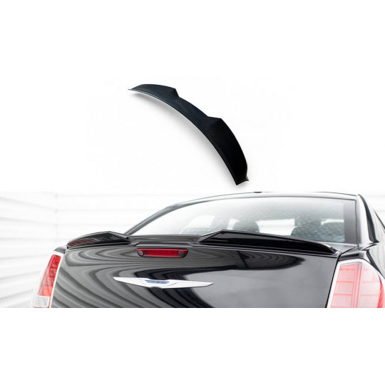 Maxton Design prodloužení spoileru 3d pro Chrysler 300 Mk2, černý lesklý plast ABS