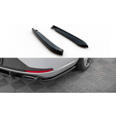 Maxton Design boční difuzory pod zadní nárazník ver.1 pro Seat Leon Cupra Mk3, černý lesklý plast ABS, Sportstourer