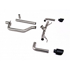 Milltek Sport výfukový systém OPF/GPF Back - Race System (nejhlasitější) - 80mm pro Volkswagen Golf Mk8 GTi (245ps s OPF/GPF) 2020-2024, typ koncovek: GT-115 černé