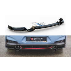 Maxton Design středový spoiler pod zadní nárazník s žebrováním pro Hyundai i30 N Mk3, Carbon-Look, hatchback Maxton Design středový spoiler pod zadní nárazník s žebrováním pro Hyundai i30 N Mk3, Carbon-Look, hatchback