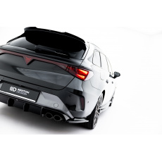 Maxton Design boční difuzory pod zadní nárazník v.6 pro Cupra Leon ST Mk1 Facelift, černý lesklý plast ABS