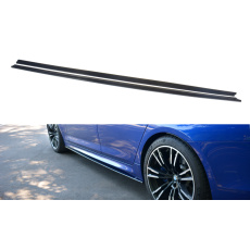 Maxton Design difuzory pod boční prahy pro BMW M5 F90, F90 Facelift, černý lesklý plast ABS Maxton Design difuzory pod boční prahy pro BMW M5 F90, F90 Facelift, černý lesklý plast ABS