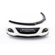 Maxton Design spoiler pod přední nárazník pro Opel Corsa OPC D (Mk4), černý lesklý plast ABS