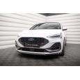 Maxton Design spoiler pod přední nárazník ver.3 pro Ford Focus, Focus ST Mk4, černý lesklý plast ABS