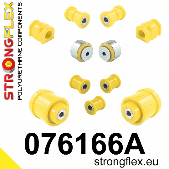 076166A: Strongflex Kompletní sada silentbloků pro zavěšení varianta SPORT 076166A: Strongflex Kompletní sada silentbloků pro zavěšení varianta SPORT
