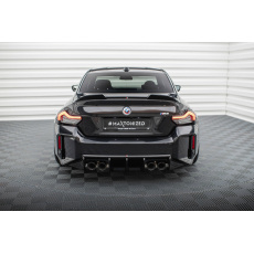 Maxton Design vložka zadního nárazníku ver.1 pro BMW M2 G87, černý lesklý plast ABS