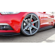 Maxton Design difuzory pod boční prahy pro Ford Mustang Mk6, černý lesklý plast ABS
