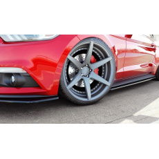 Maxton Design difuzory pod boční prahy pro Ford Mustang Mk6, černý lesklý plast ABS Maxton Design difuzory pod boční prahy pro Ford Mustang Mk6, černý lesklý plast ABS
