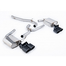 Milltek Sport homologovaný výfuk cat-back pro Volkswagen Golf Mk7.5 R Estate / Variant 2.0 TSI 310PS (bez GPF) 2018-2019, typ koncovek: dvojité oválné černé