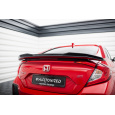 Maxton Design prodloužení spoileru 3d pro Honda Civic Mk10 SI, černý lesklý plast ABS