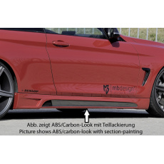 Rieger boční práh mont. strana pravá pro BMW řada 4 F32, F33 coupe (3-dvéř.), kabriolet vč. faceliftu, r.v. 03/13-06/15, 07/15-, 11/12-06/15, plast ABS s povrchovou úpravou Carbon-Look, s prolisem a výřezem Rieger boční práh mont. strana pravá pro BMW řada 4 F32, F33 coupe (3-dvéř.), kabriolet vč. faceliftu, r.v. 03/13-06/15, 07/15-, 11/12-06/15, plast ABS s povrchovou úpravou Carbon-Look, s prolisem a výřezem