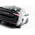 Maxton Design difuzory pod zadní nárazník ver.1 pro Škoda Superb Mk4, černý lesklý plast ABS