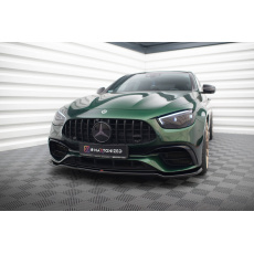 Maxton Design spoiler pod přední nárazník pro Mercedes třída E W213 Facelift/63AMG, černý lesklý plast ABS