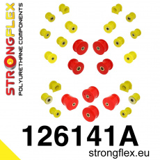 126141A: Strongflex Kompletní sada silentbloků pro zavěšení varianta SPORT 126141A: Strongflex Kompletní sada silentbloků pro zavěšení varianta SPORT