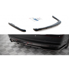 Maxton Design středový spoiler pod zadní nárazník s žebrováním pro BMW řada 3 E90, černý lesklý plast ABS Maxton Design středový spoiler pod zadní nárazník s žebrováním pro BMW řada 3 E90, černý lesklý plast ABS