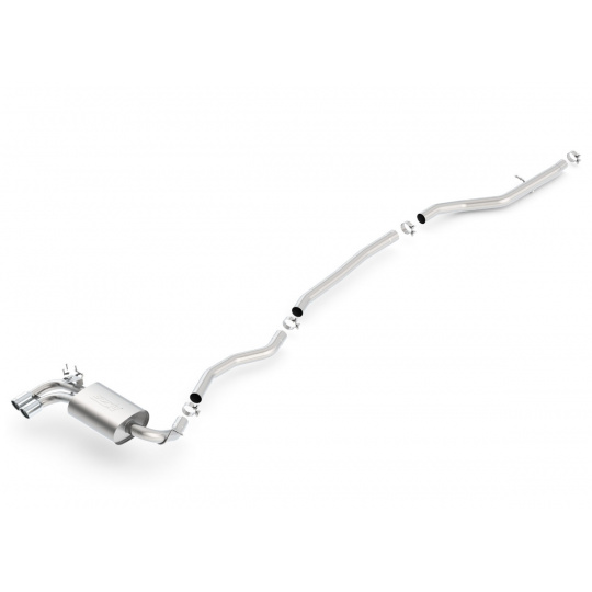Borla Cat-Back výfukový systém "S-Type" pro BMW F32 428i Coupé 2,0l, RWD, 4-dvéř., r.v. 2012-2016