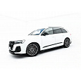 Maxton Design difuzory pod boční prahy pro Audi SQ7 Mk2 Facelift 2, černý lesklý plast ABS, S-line