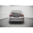Maxton Design vložka zadního nárazníku pro Ford Mondeo ST-Line Mk5/Facelift, černý lesklý plast ABS