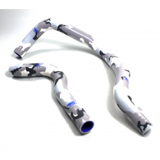 Samco Sport 2-dílná sada silikonových hadic pro vedení chladicí kapaliny pro Honda Civic CRX 1992 - 2000 EG6, s motory B16A, barva: modrá