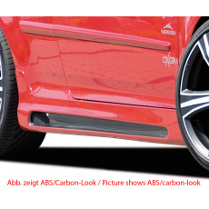 Rieger boční práh mont. strana levá pro Volkswagen Golf 5 1K 3-dvéř., GTI, R32, plast ABS bez povrchové úpravy, s prolisem a výřezem Rieger boční práh mont. strana levá pro Volkswagen Golf 5 1K 3-dvéř., GTI, R32, plast ABS bez povrchové úpravy, s prolisem a výřezem