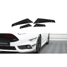 Maxton Design přítlačná křidélka nárazníku pro Ford Fiesta ST Mk7 Facelift, plast ABS bez povrchové úpravy Maxton Design přítlačná křidélka nárazníku pro Ford Fiesta ST Mk7 Facelift, plast ABS bez povrchové úpravy