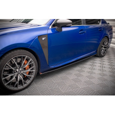 Maxton Design "Street Pro" difuzory pod boční prahy pro Lexus GS F Mk4 Facelift, plast ABS bez povrchové úpravy, s červenou linkou Maxton Design "Street Pro" difuzory pod boční prahy pro Lexus GS F Mk4 Facelift, plast ABS bez povrchové úpravy, s červenou linkou
