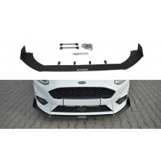 Maxton Design "Racing" spoiler pod přední nárazník ver.1 pro Ford Fiesta, Fiesta ST Mk8, plast ABS bez povrchové úpravy