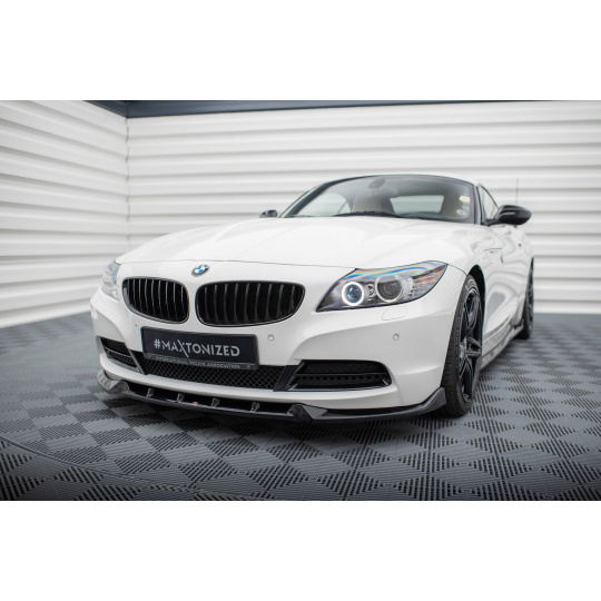 Maxton Design spoiler pod přední nárazník ver.2 pro BMW Z4 E89, černý lesklý plast ABS