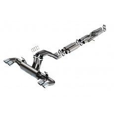 Borla Cat-Back výfukový systém "S-Type" pro Jeep Wrangler Rubicon 392, 6.4L V8, automat, 4WD, 4-dvéř., 2021-2023, typ koncovek: chromové