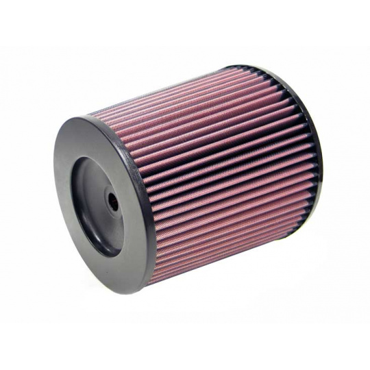 K&N univerzální kulatý zkosený filtr se vstupem 114 mm a výškou 203 mm, kovový vrchlík