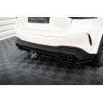 Maxton Design středový spoiler pod zadní nárazník s žebrováním pro Mercedes GLE SUV W167, černý lesklý plast ABS, AMG/AMG-Line