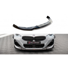 Maxton Design spoiler pod přední nárazník pro BMW řada 2 G42 M240i, G42 M-Pack, černý lesklý plast ABS