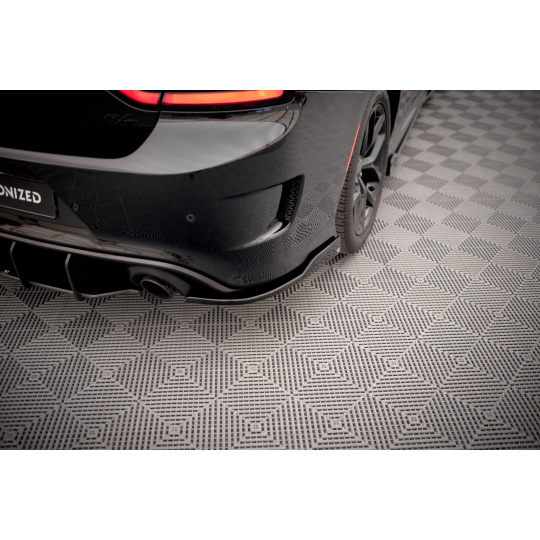 Maxton Design boční difuzory pod zadní nárazník pro Dodge Charger Mk7 Facelift SRT, černý lesklý plast ABS