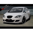 Maxton Design spoiler pod přední nárazník pro Seat Leon Mk2, černý lesklý plast ABS, předfacelift