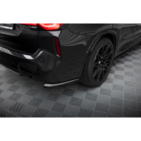 Maxton Design boční difuzory pod zadní nárazník ver.1 pro BMW X3 M F97, černý lesklý plast ABS