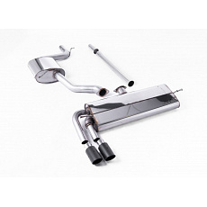 Milltek Sport homologovaný výfuk cat-back s rezonátorem GTD Twin Outlet Style pro Volkswagen Golf Mk7.5 1.5TSI Evo GT, R-Line (s i bez GPF/OPF) 2017-2021, typ koncovek: JET-80 karbonové