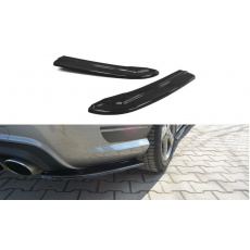 Maxton Design boční difuzory pod zadní nárazník pro Mercedes třída C W204/AMG-Line, černý lesklý plast ABS