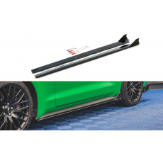 Maxton Design difuzory pod boční prahy s křidélky pro Ford Mustang MK6 GT Facelift, černý lesklý plast ABS Maxton Design difuzory pod boční prahy s křidélky pro Ford Mustang MK6 GT Facelift, černý lesklý plast ABS
