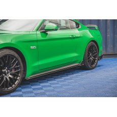 Maxton Design difuzory pod boční prahy s křidélky pro Ford Mustang MK6 GT Facelift, černý lesklý plast ABS Maxton Design difuzory pod boční prahy s křidélky pro Ford Mustang MK6 GT Facelift, černý lesklý plast ABS