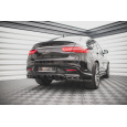 Maxton Design vložka zadního nárazníku pro Mercedes GLE Coupe C292, černý lesklý plast ABS, Coupe 63 AMG