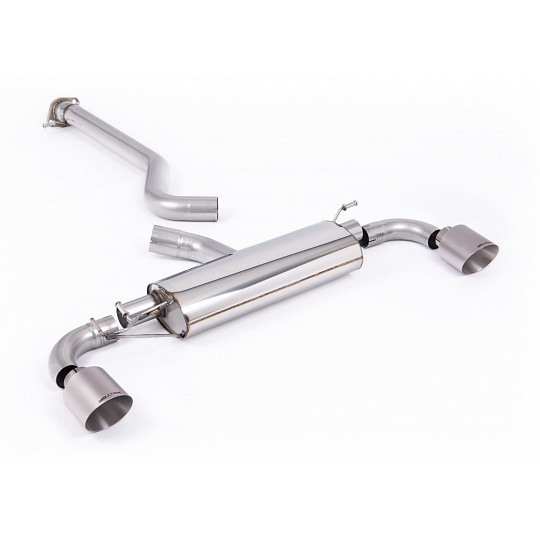 Milltek Sport výfukový systém OPF/GPF Back 3" / 76mm bez rezonátoru (hlasitější) pro Toyota Yaris Gen2 GR/GR Circuit Pack 1.6T (s OPF/GPF) 2025-, typ koncovek: GT-115 titanové