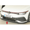 Rieger lipa pod přední nárazník pouze pro GTI Clubsport pro Volkswagen Golf 8 GTI Clubsport 5-dvéř., 10/20-, plast ABS bez povrchové úpravy